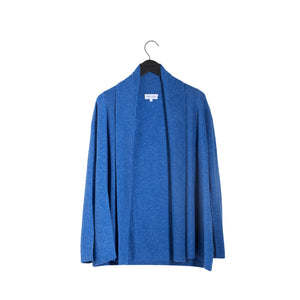 Rollerneck Cardigan - Ocean Blue