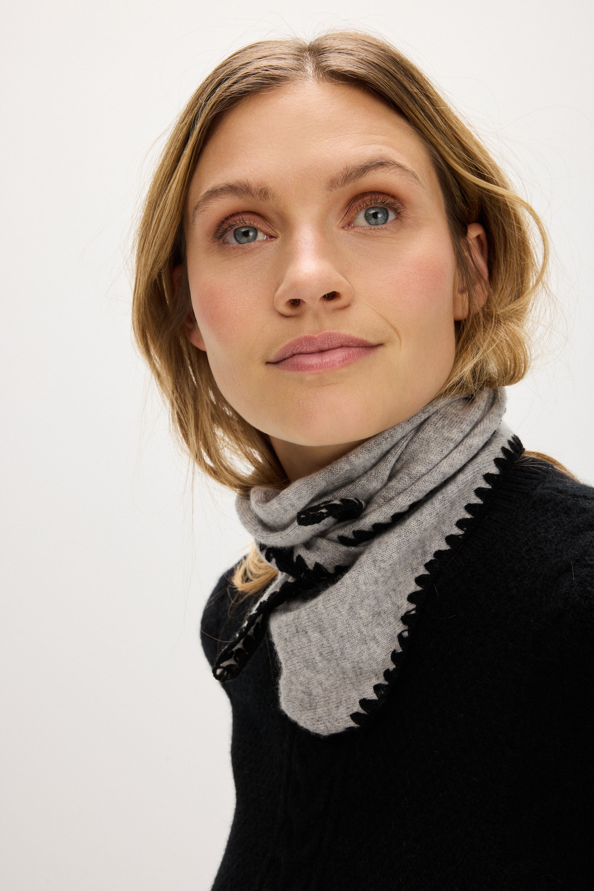 Davida Scarf Accessories Light Grey