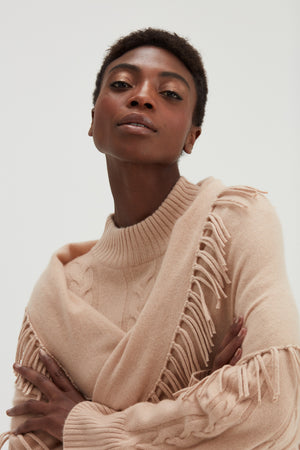 Scarf Fringes - Wheat