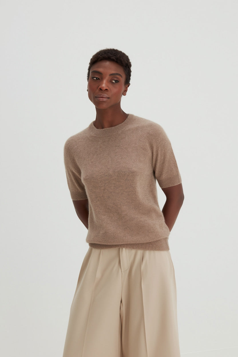 Davida T-shirt Oversized Sweaters Mink
