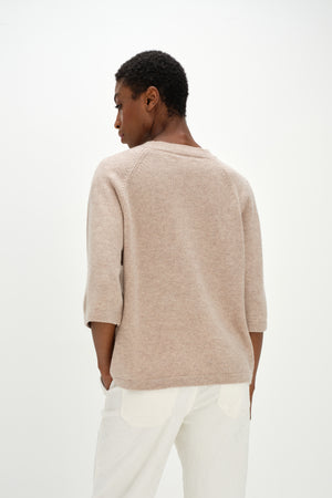 T-shirt Raglan Oversized - Sand