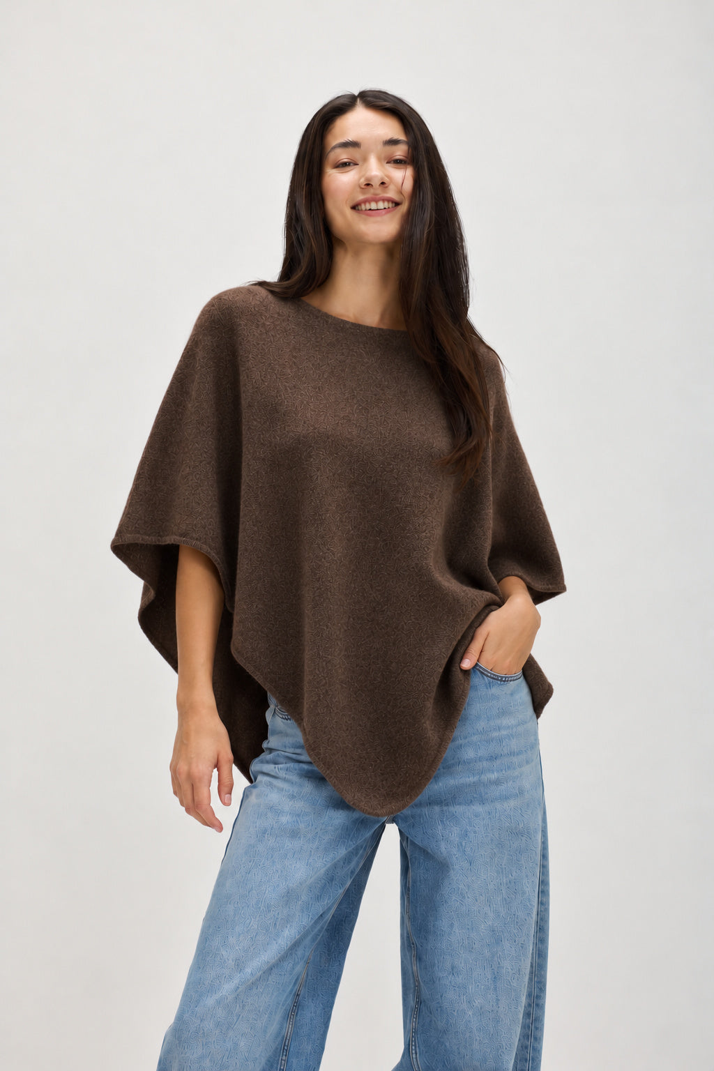 Davida Triangle Poncho Poncho Cacao