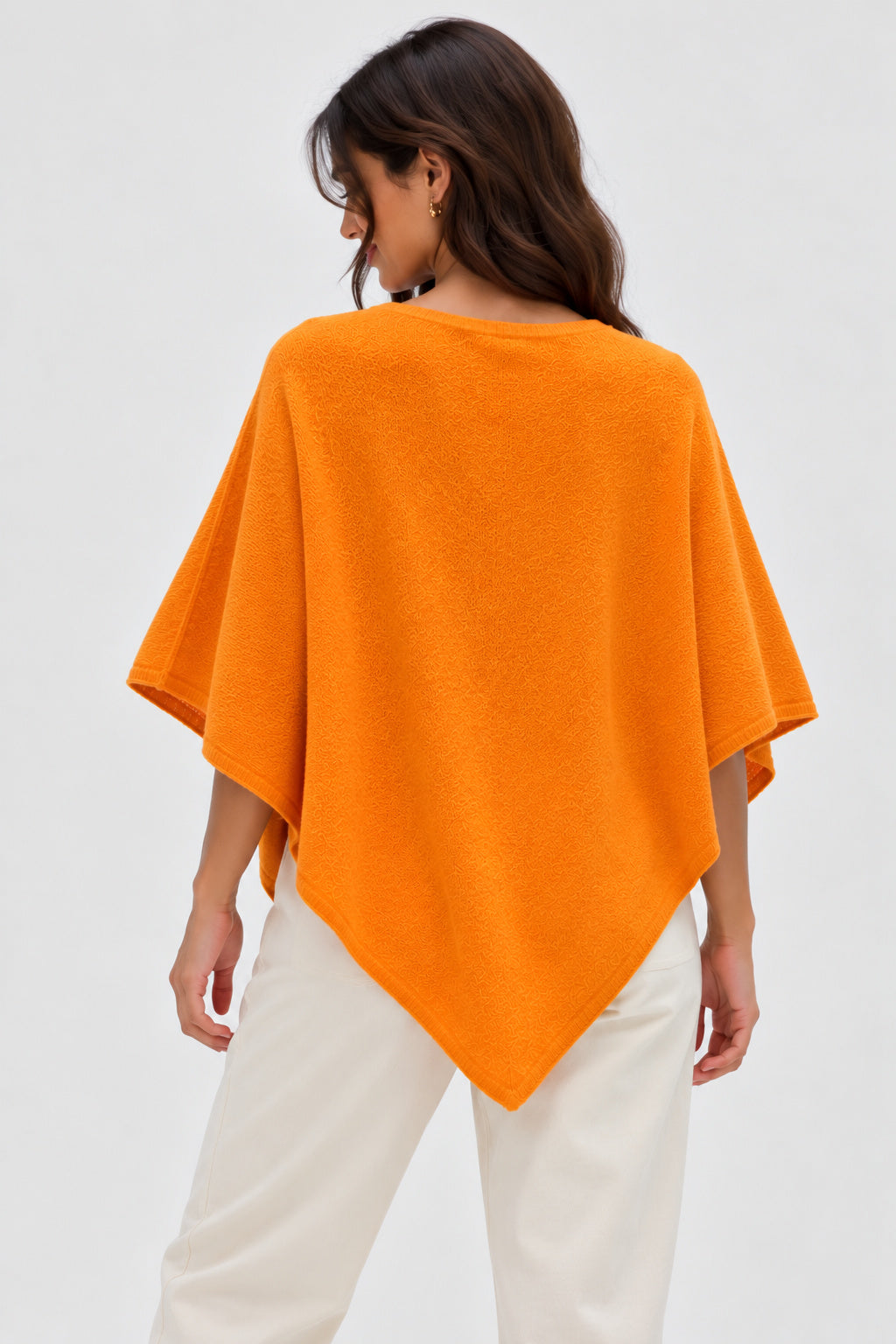 Davida Triangle Poncho Poncho Intense Orange