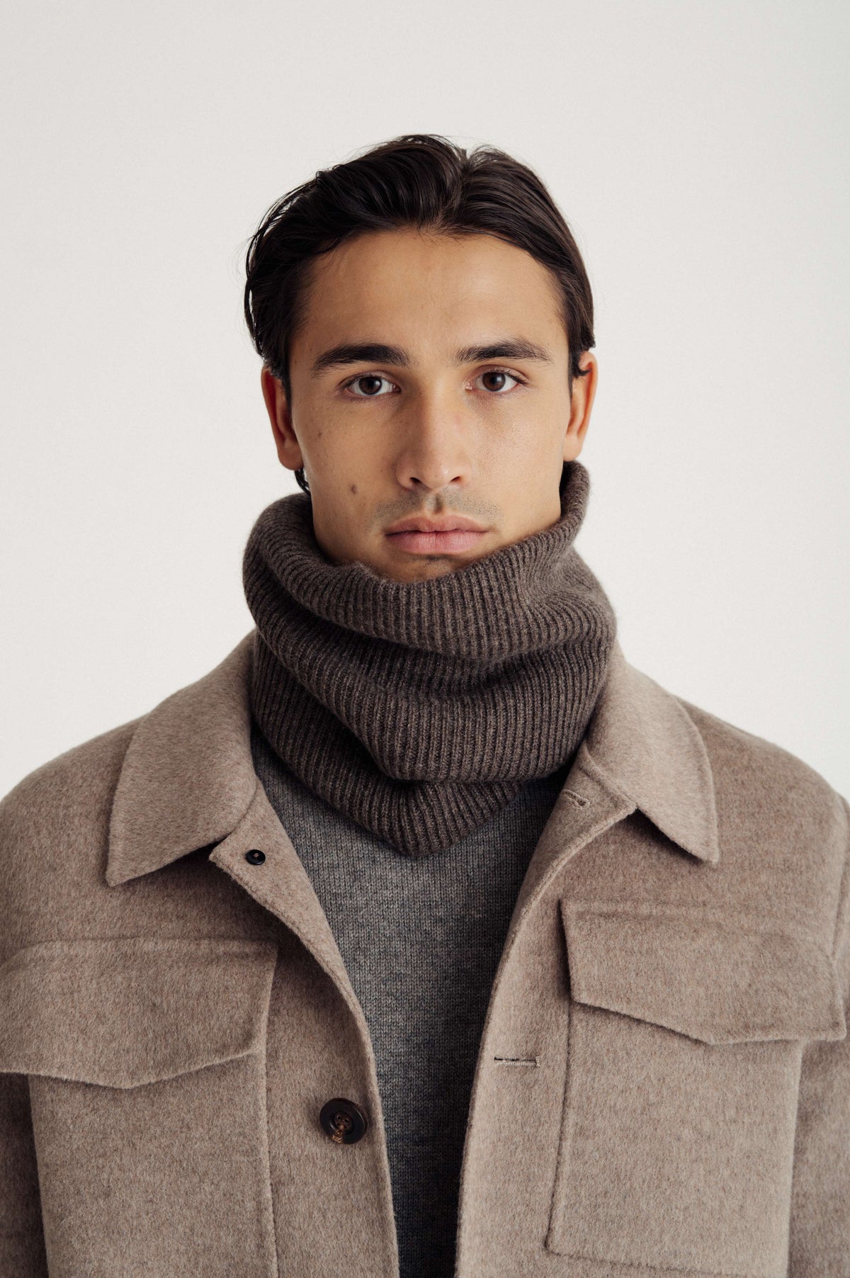 Davida Tubular Scarf Scarf Cacao