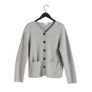 V-neck Jacket - Light Grey