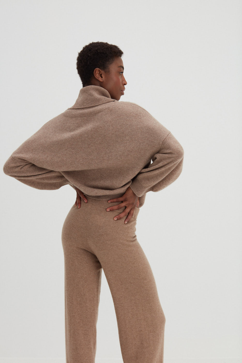 Davida Wide Pants Pants Mink
