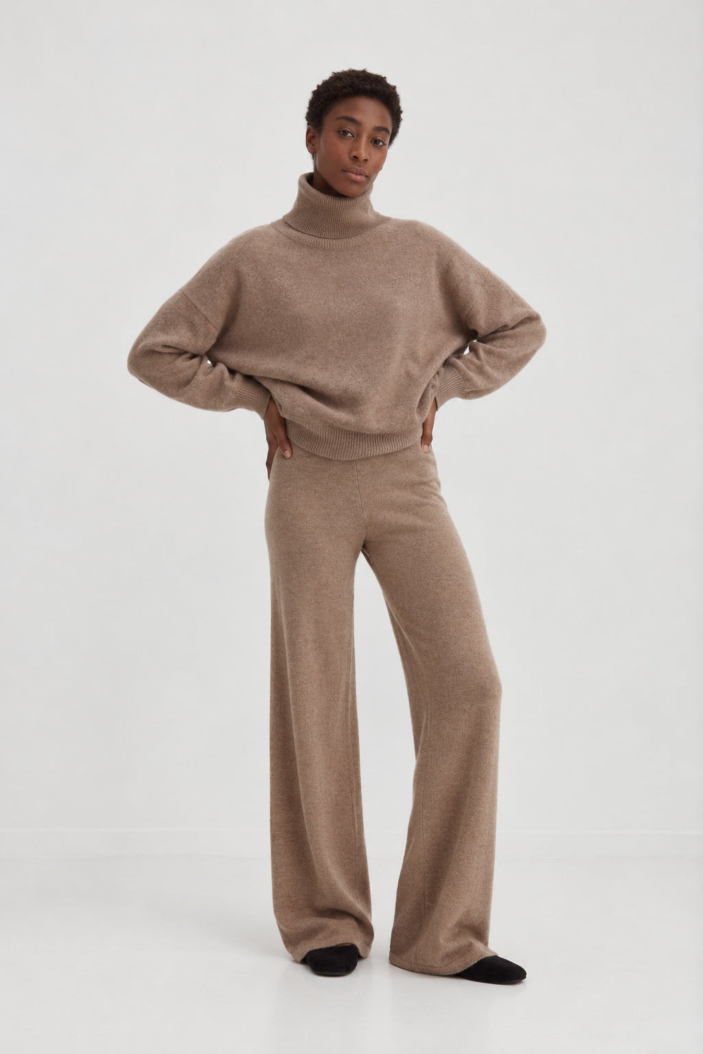 Davida Wide Pants Pants Mink