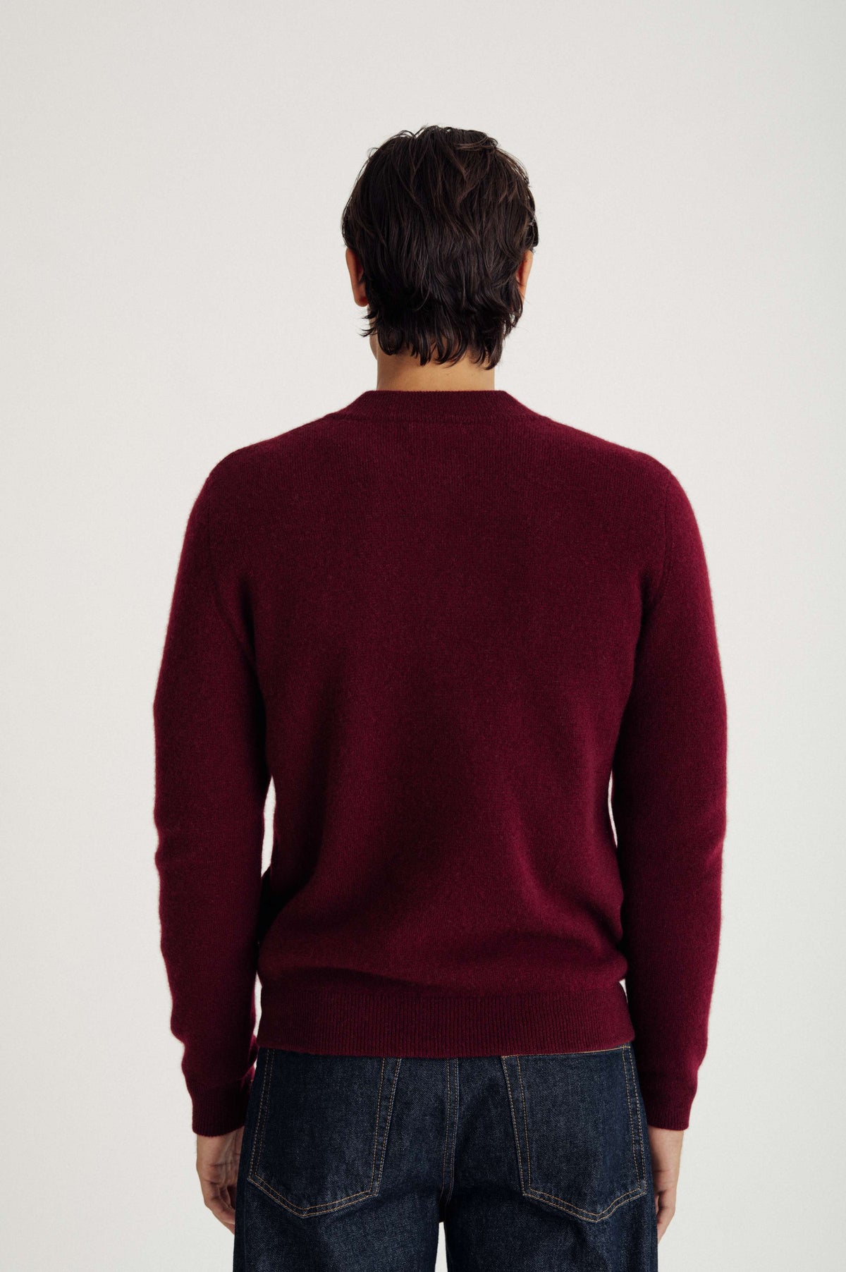 Davida man bomber jacket Cardigans Mulberry Red