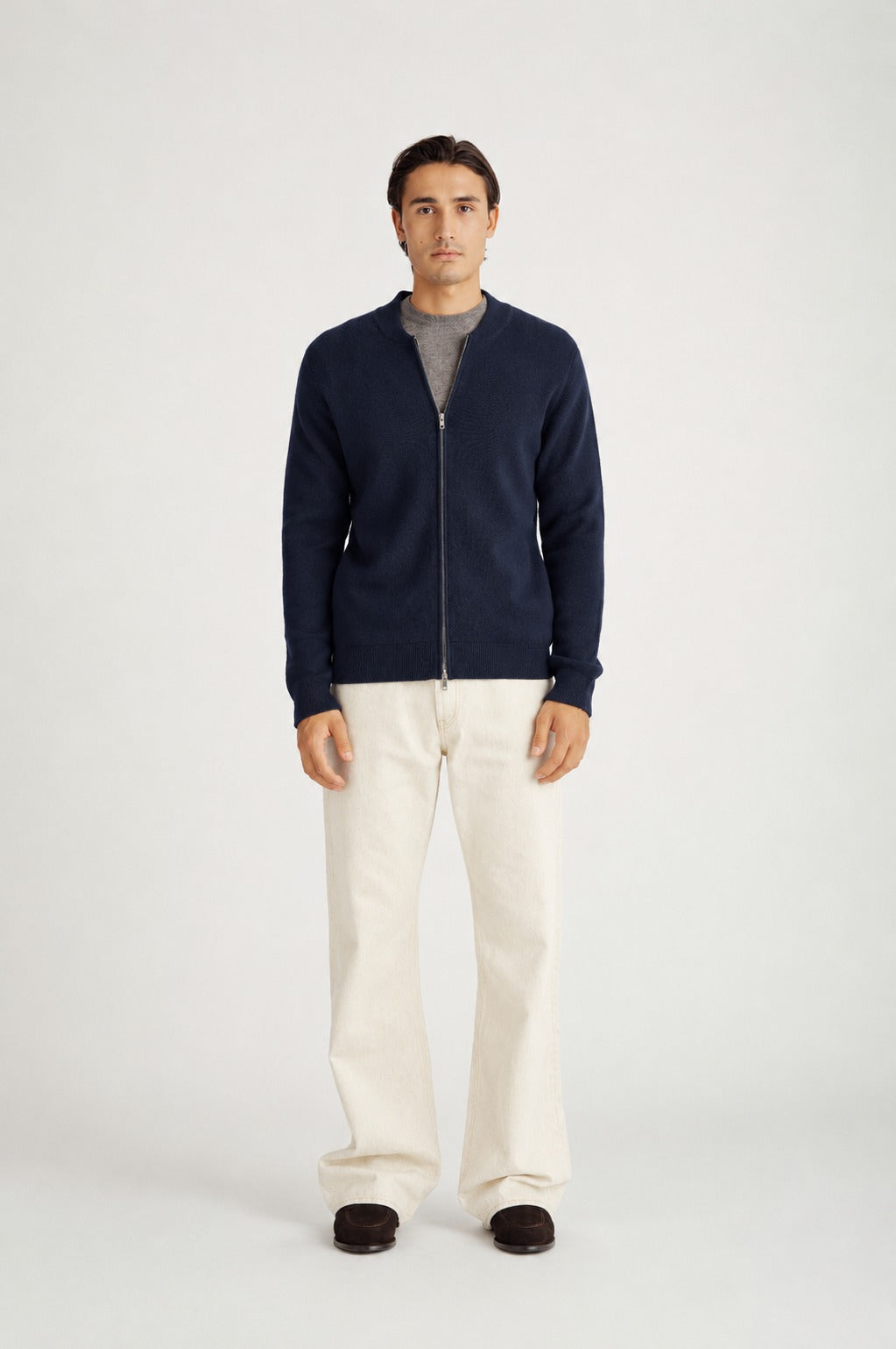 Davida man bomber jacket Cardigans Navy
