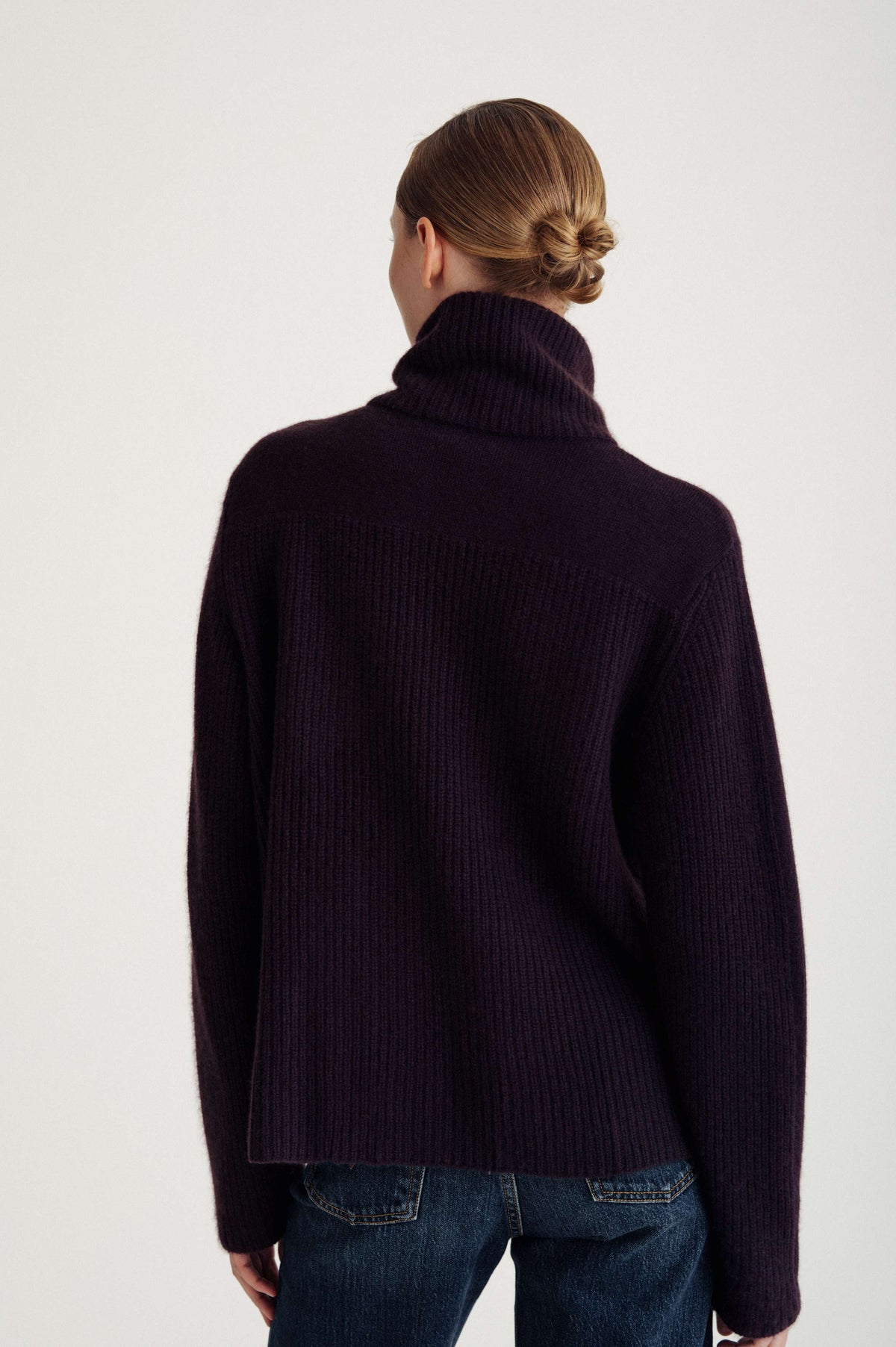 Davida pocket zip jacket Cardigans Plum