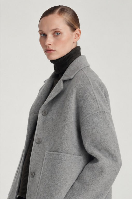 Davida woven jacket Outerwear Light Grey