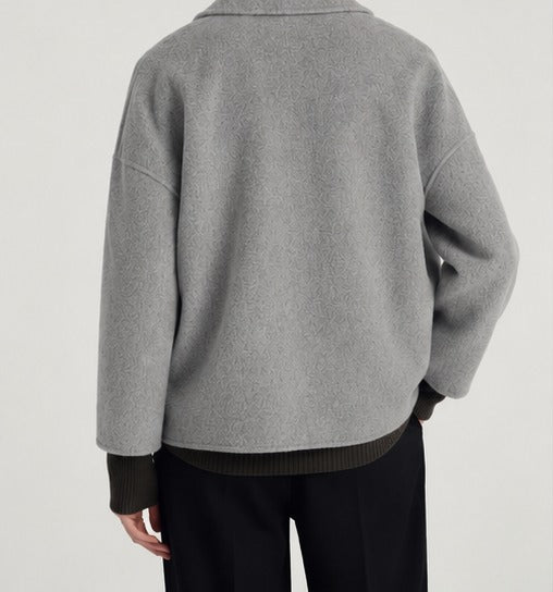 Davida woven jacket Outerwear Light Grey