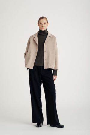 woven jacket - Sand